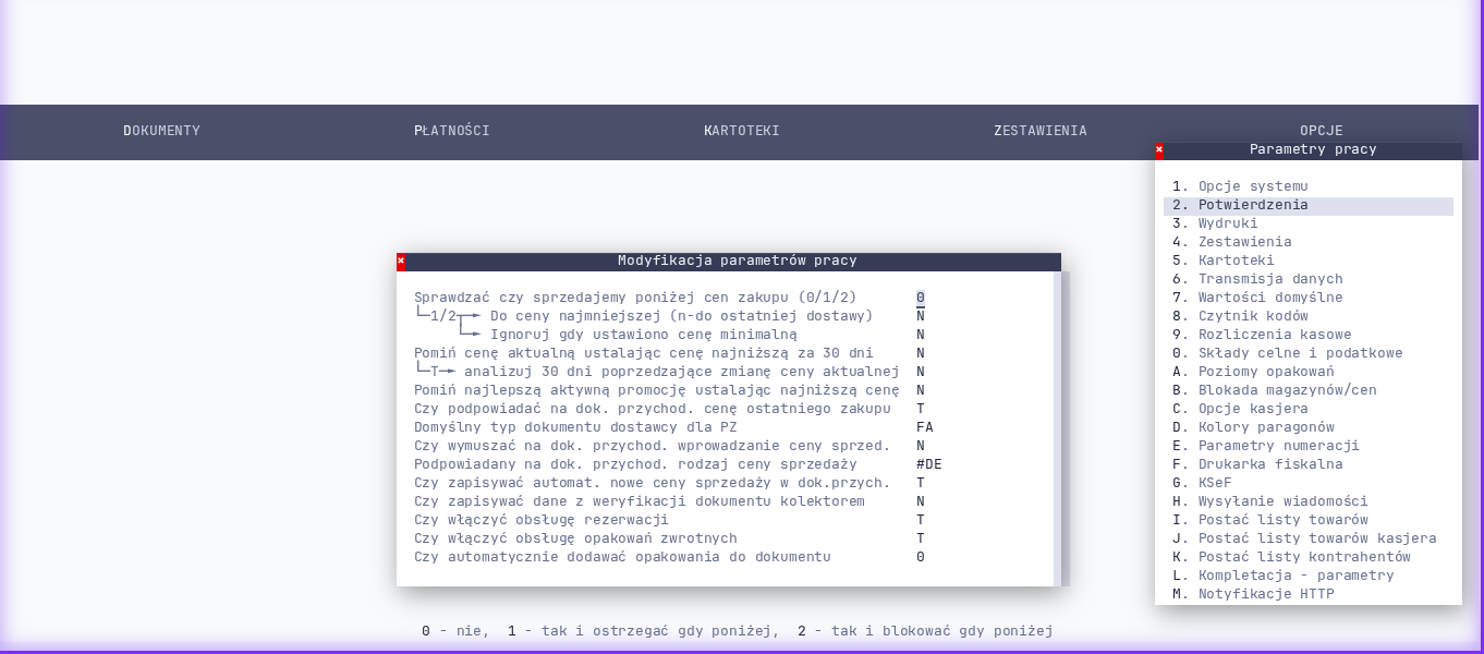 rc-hurt — parametry pracy i konfiguracja